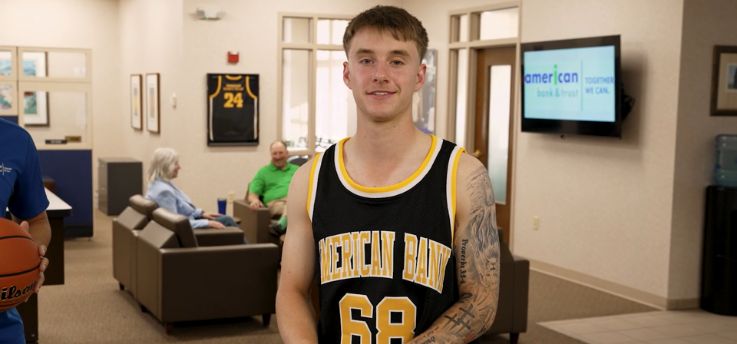 Brock Harding, Iowa Basketball Player, Partners with American Bank & Trust