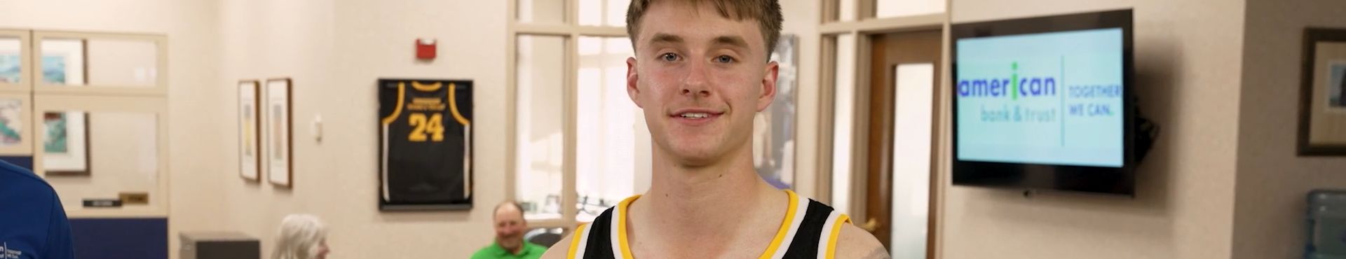 Brock Harding, Iowa Basketball Player, Partners with American Bank & Trust